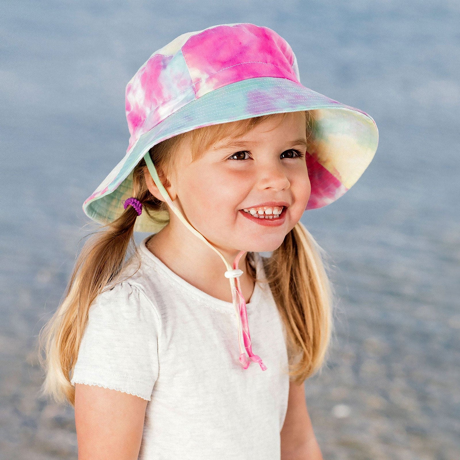 Jan & Jul Kids Grow-With-Me® Adjustable UPF 50+ Cotton Bucket Hat