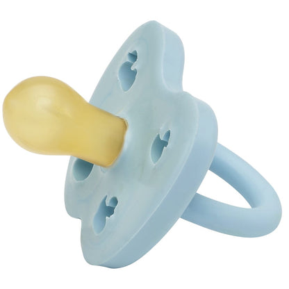 Hevea Natural Rubber Pacifier 0-3 Months Single-pack - Baby Blue