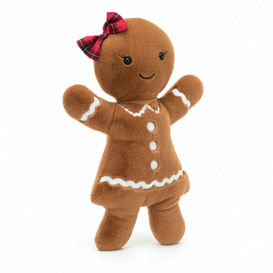 Jellycat Jolly Gingerbread Ruby soft toy 33cm