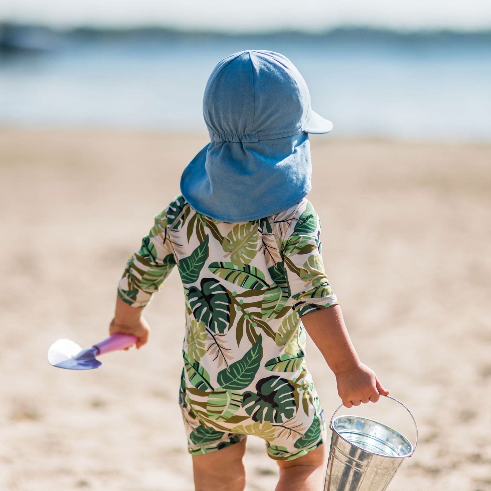 Jan & Jul Sun Soft Baby Caps | UPF 50+ Protection | Infant Neck Flap Hat