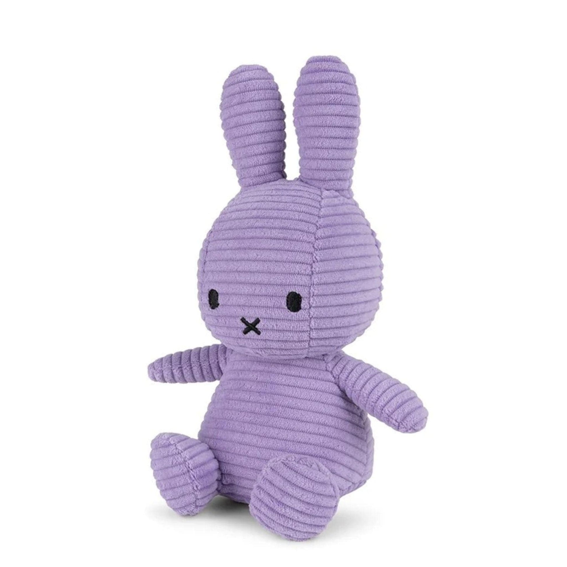 Miffy Eco Corduroy Plush - Lilac 23cm