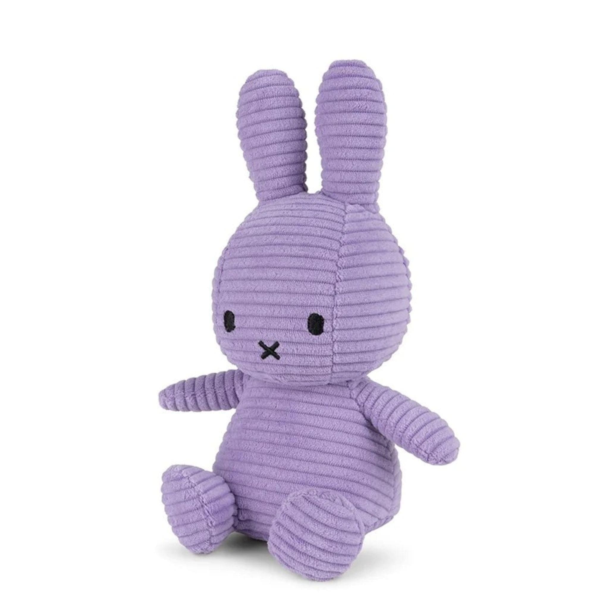 Miffy Eco Corduroy Plush - Lilac 23cm