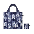 LOQI Red Poppy Bee Cats Recycled Shopper | Fun, Quirky Tote
