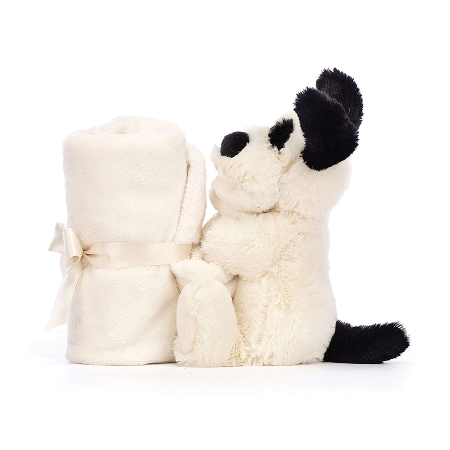Jellycat Bashful Black & Cream Puppy Soother 34cm