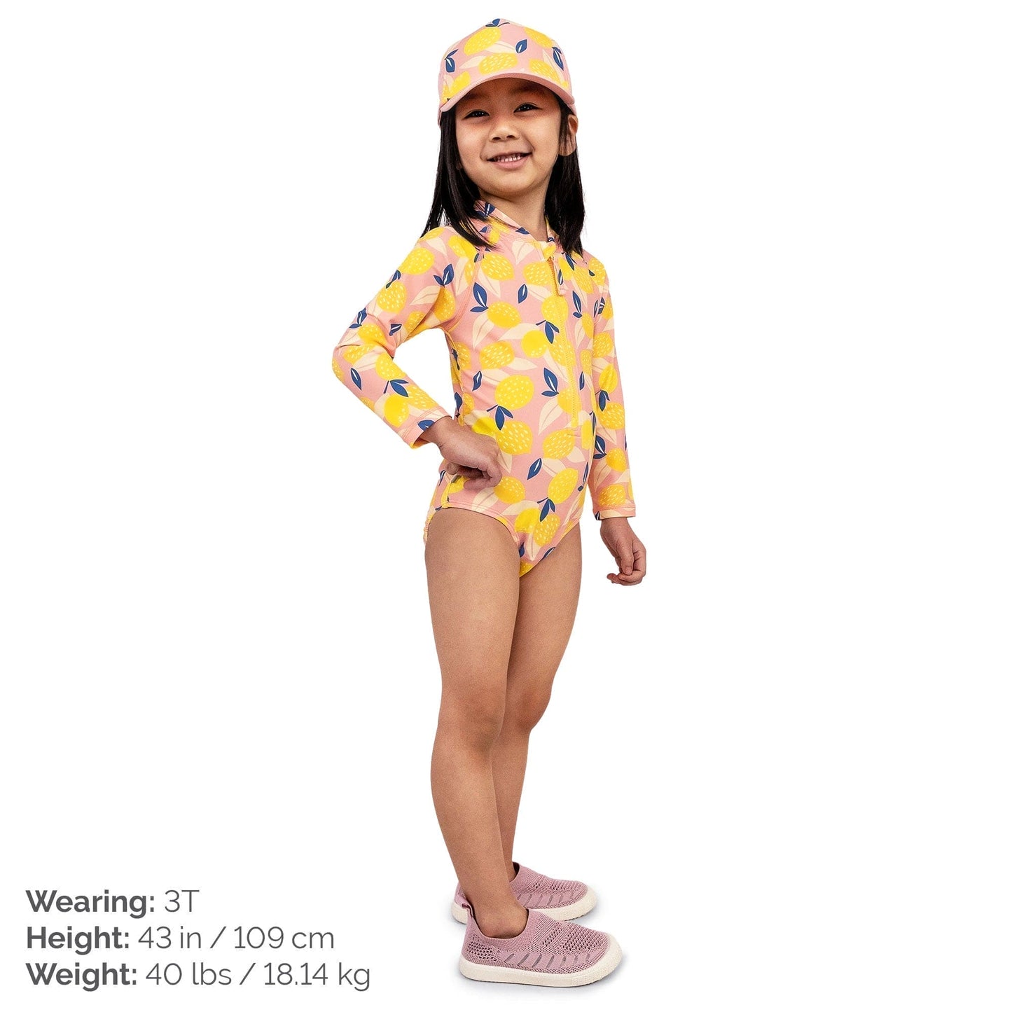 Jan & Jul Girls Long Sleeve UPF 50+ One Piece Swimsuit