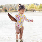 Jan & Jul Girls Long Sleeve UPF 50+ One Piece Swimsuit
