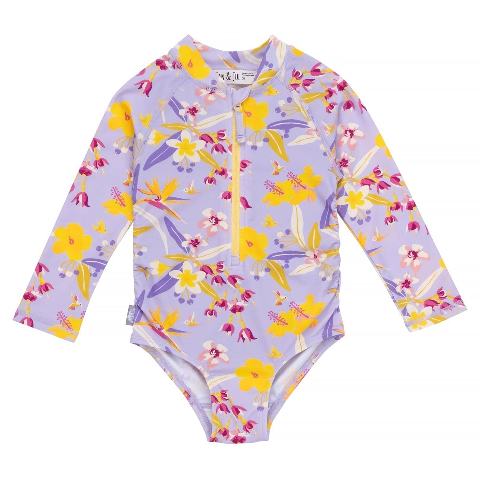 Jan & Jul Girls UPF 50+ One-Piece Swimsuit | Long Sleeve & Front Zip