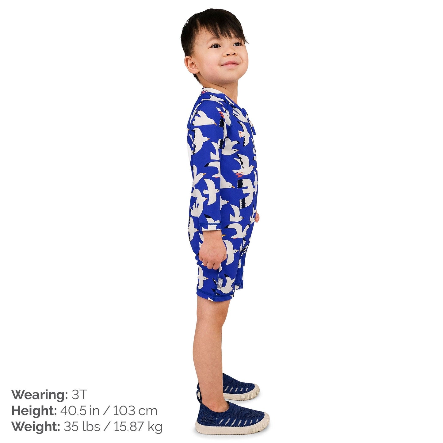 Jan & Jul Kids 50+ UPF One Piece Rashie Zip UV Sun Suit