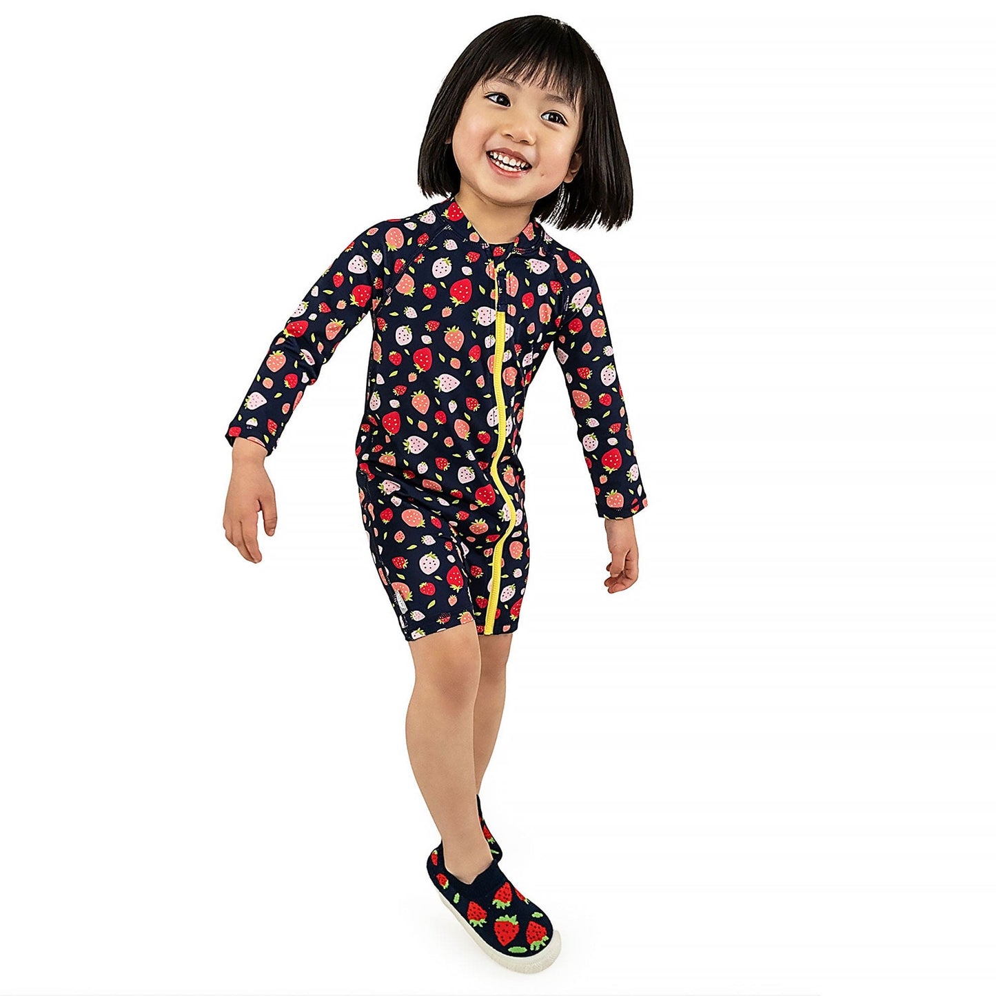 Jan & Jul Kids 50+ UPF One Piece Rashie Zip UV Sun Suit