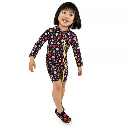 Jan & Jul Kids 50+ UPF One Piece Rashie Zip UV Sun Suit