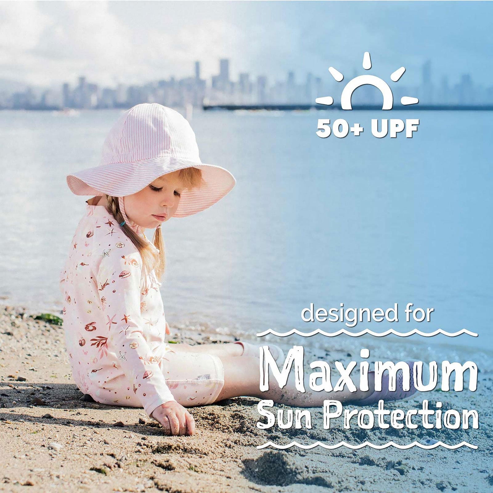Jan & Jul Full Coverage Kids UPF 50+ Sun Suit