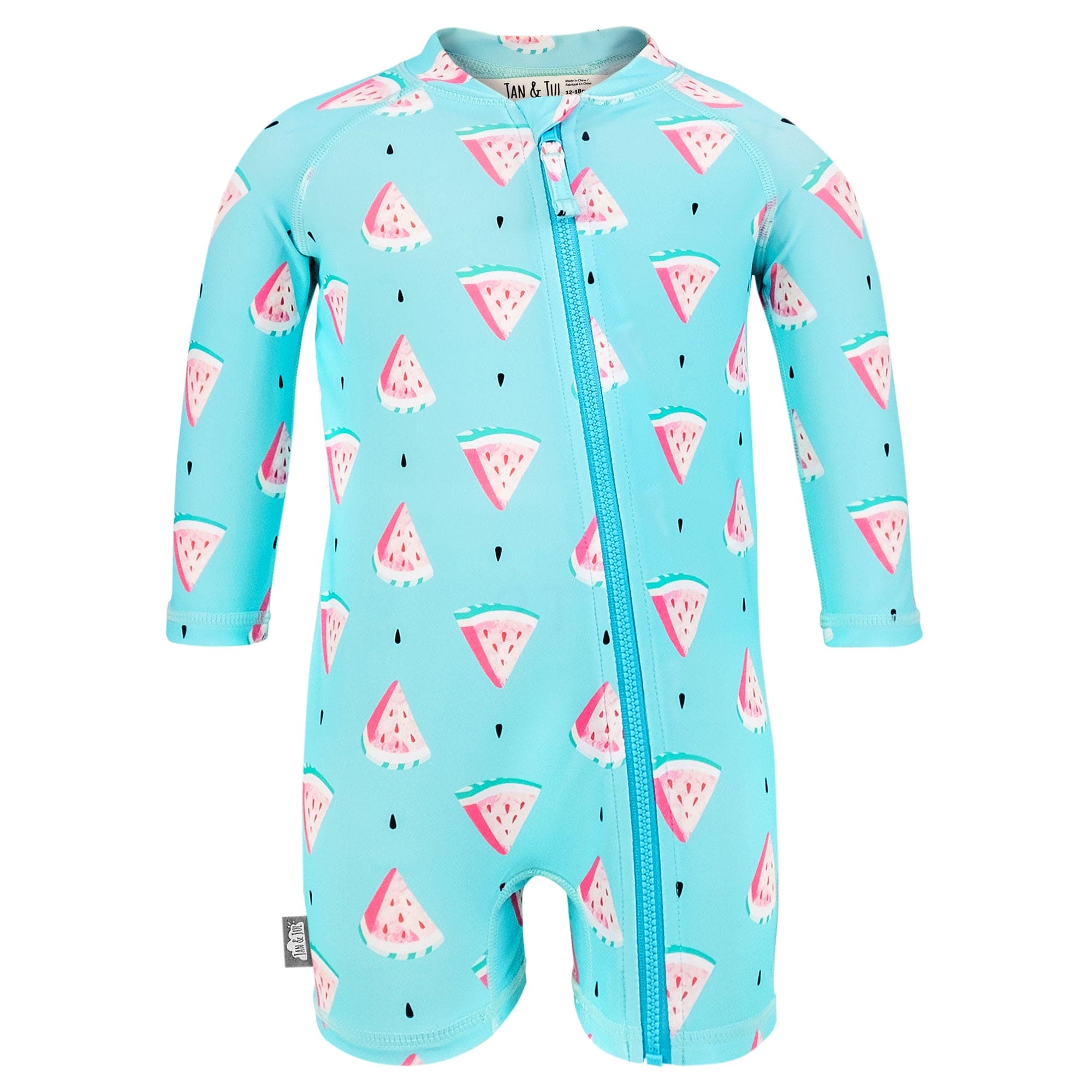 Jan & Jul Kids 50+ UPF One Piece Rashie Zip UV Sun Suit