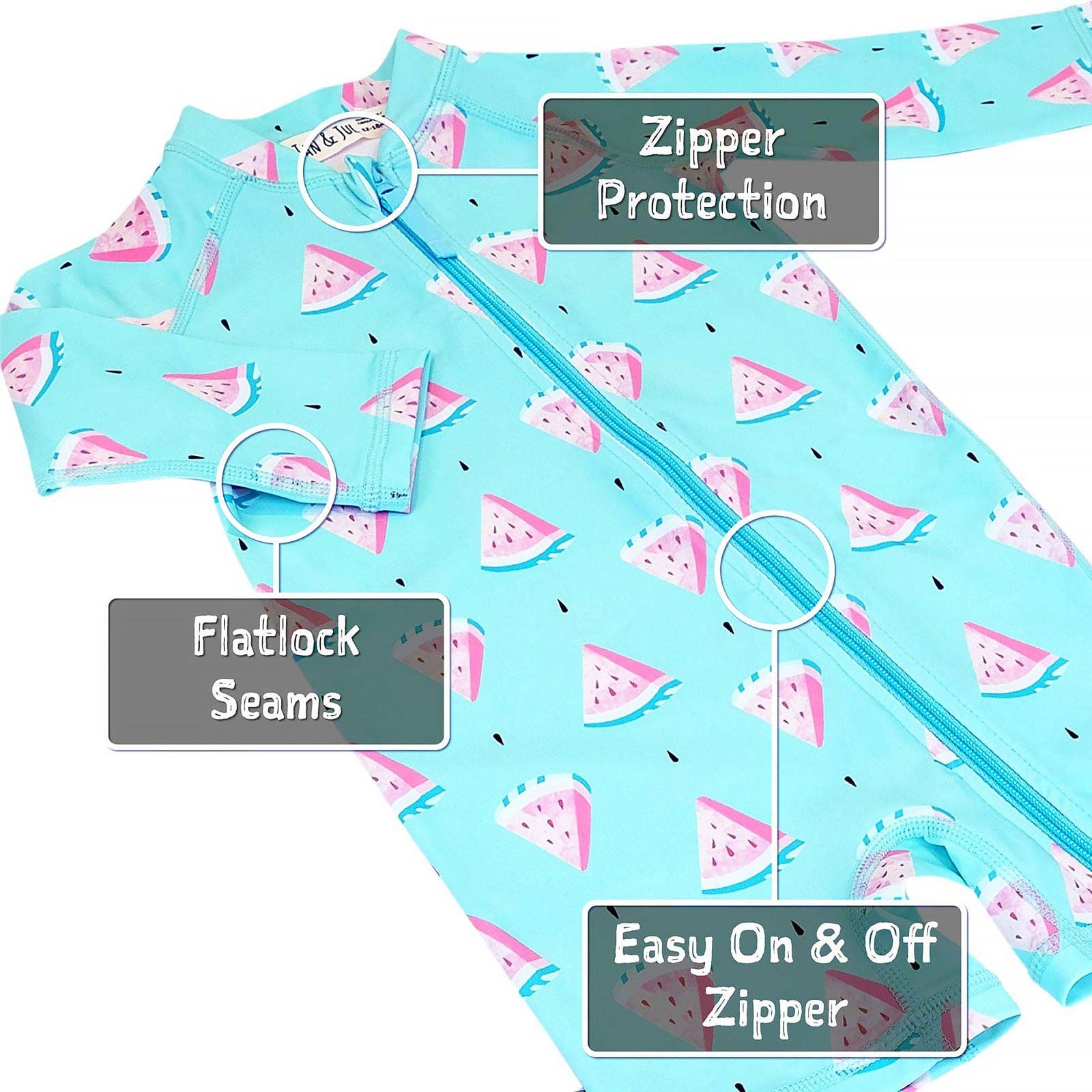 Jan & Jul Full Coverage Kids UPF 50+ Sun Suit