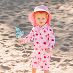 Jan & Jul Kids 50+ UPF One Piece Rashie Zip UV Sun Suit