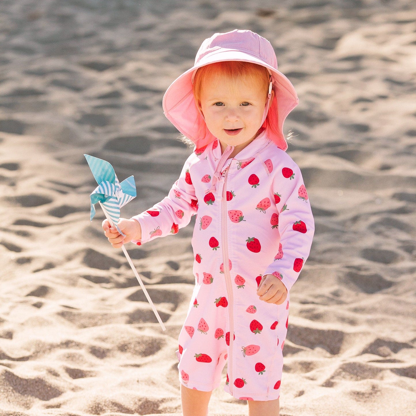 Jan & Jul Kids 50+ UPF One Piece Rashie Zip UV Sun Suit