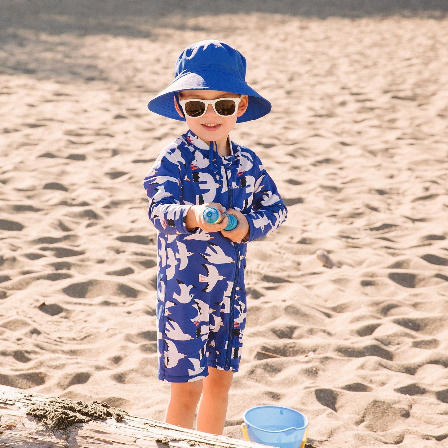 Jan & Jul Kids 50+ UPF One Piece Rashie Zip UV Sun Suit
