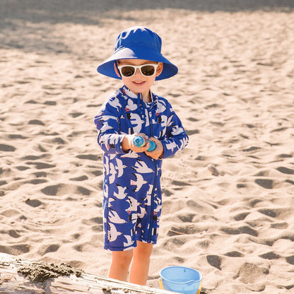 Jan & Jul Kids 50+ UPF One Piece Rashie Zip UV Sun Suit