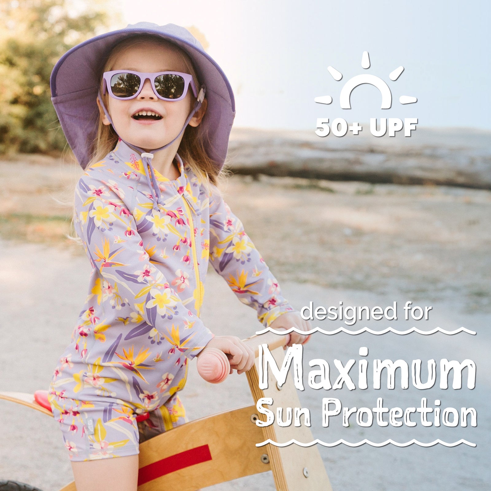 Jan & Jul Full Coverage Kids UPF 50+ Sun Suit