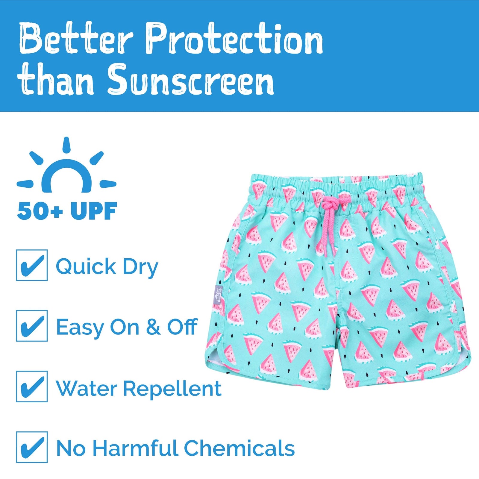 Jan & Jul Adventure-Ready Kids UV Swim Shorts | Quick-Dry Aqua-Dry