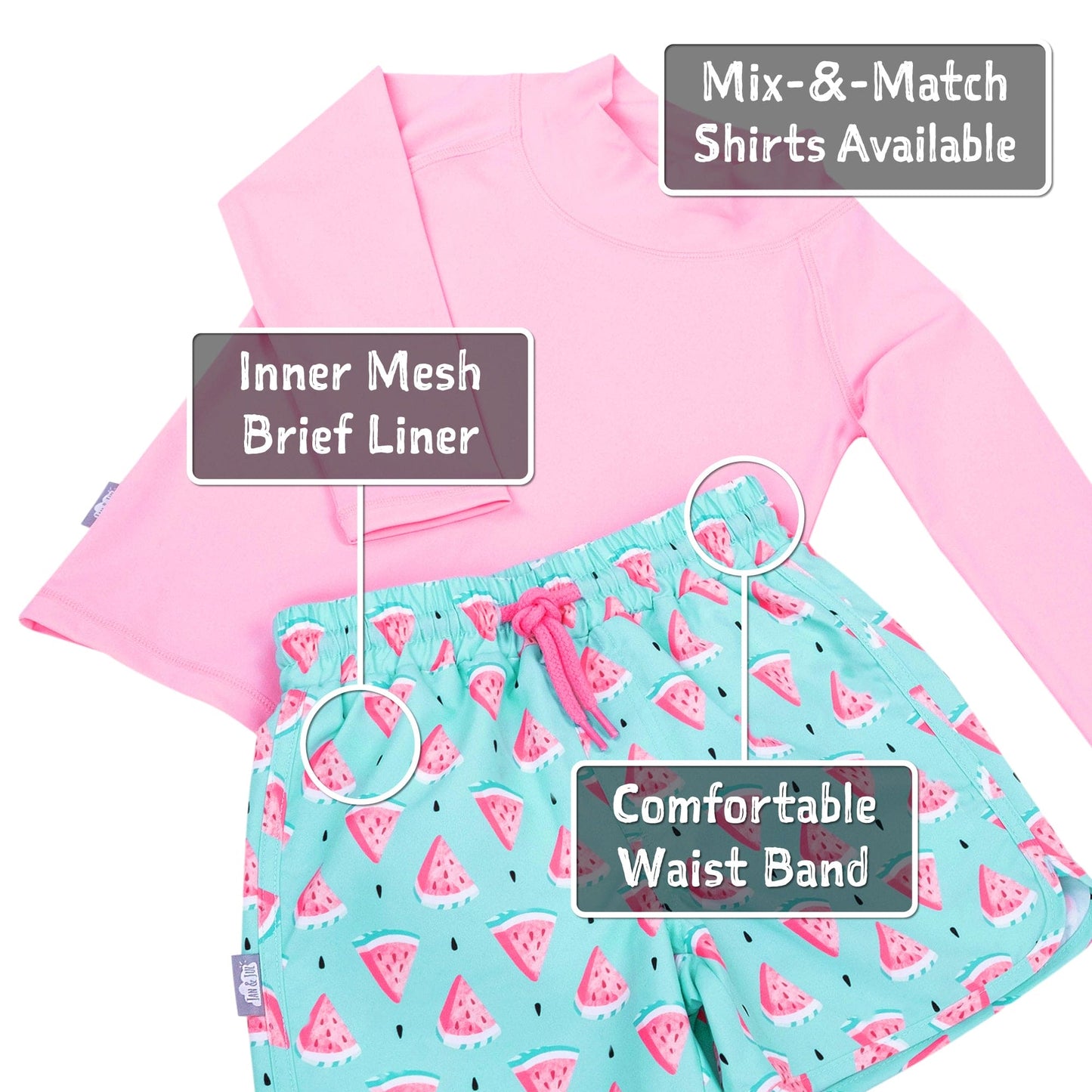 Jan & Jul Kids UPF 50+ UV Swim Shorts