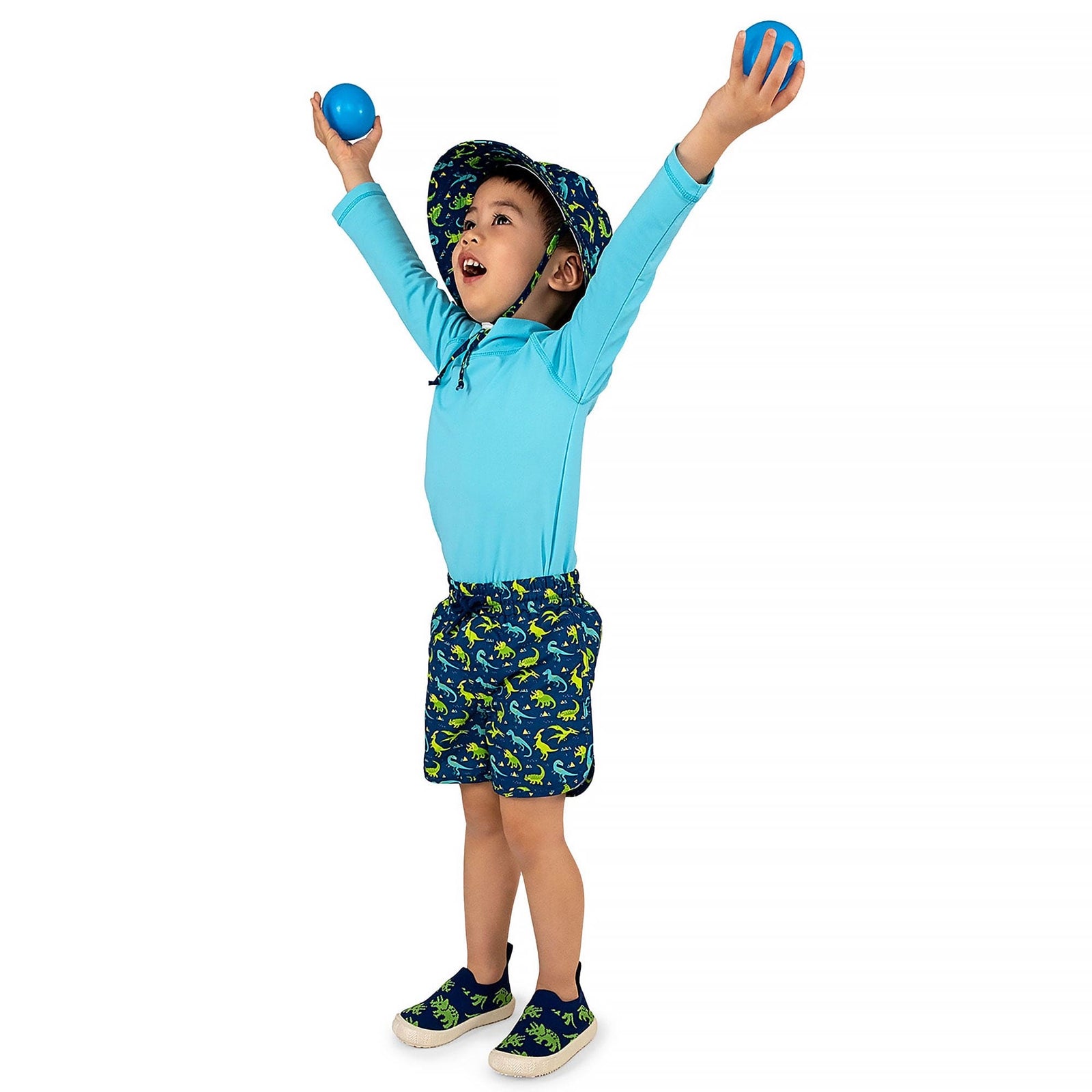 Jan & Jul Long Sleeve Kids UPF 50+ Rashguard Top | Quick-Dry & Stretchy
