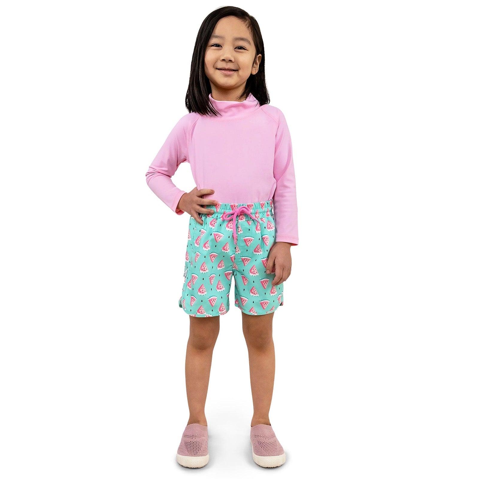 Jan & Jul Long Sleeve Kids UPF 50+ Rashguard Top | Quick-Dry & Stretchy