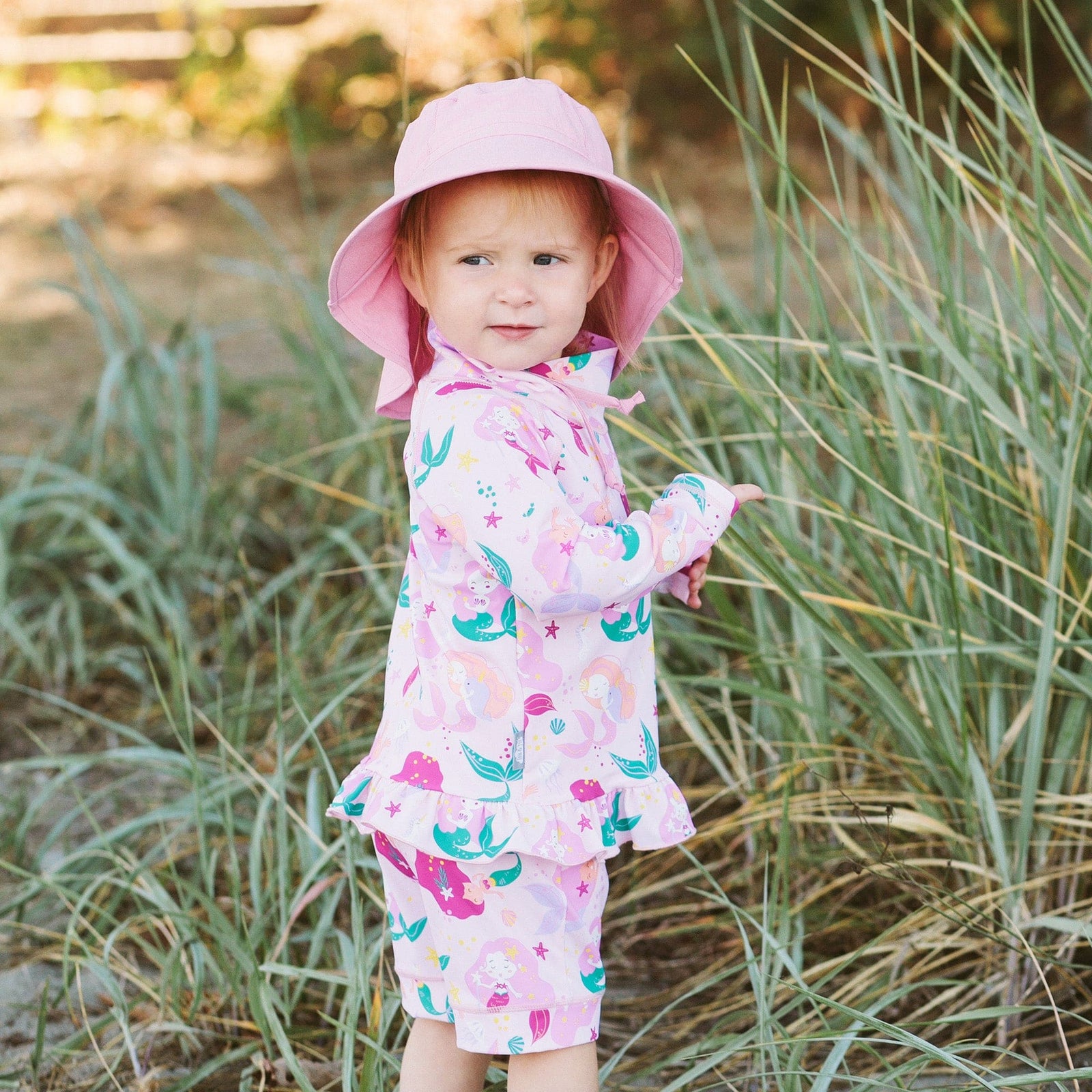 Jan & Jul Full Coverage Kids UPF 50+ Rashguard Set | Two-Piece Swim