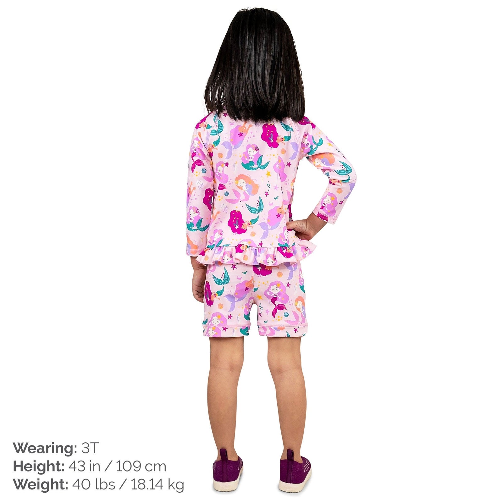 Jan & Jul Full Coverage Kids UPF 50+ Rashguard Set | Two-Piece Swim