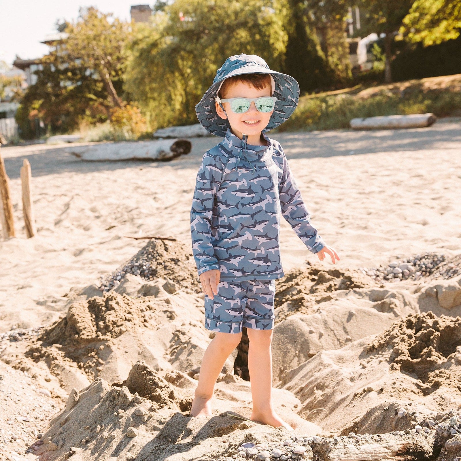 Jan & Jul Full Coverage Kids UPF 50+ Rashguard Set | Two-Piece Swim