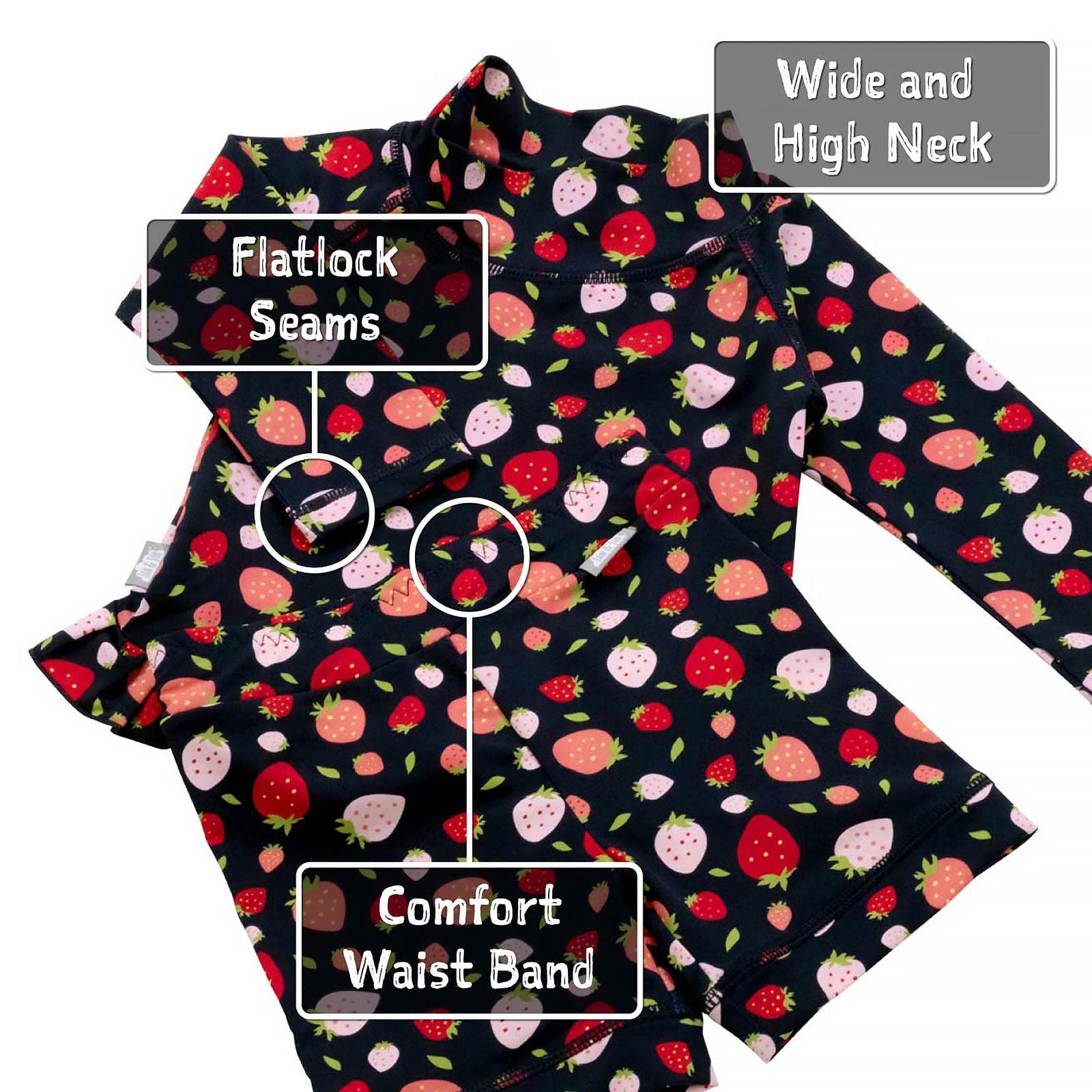 Jan & Jul Full Coverage Kids UPF 50+ Rashguard Set | Two-Piece Swim