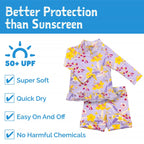 Jan & Jul Kids UPF 50+ UV Long Sleeve Rashguard Set