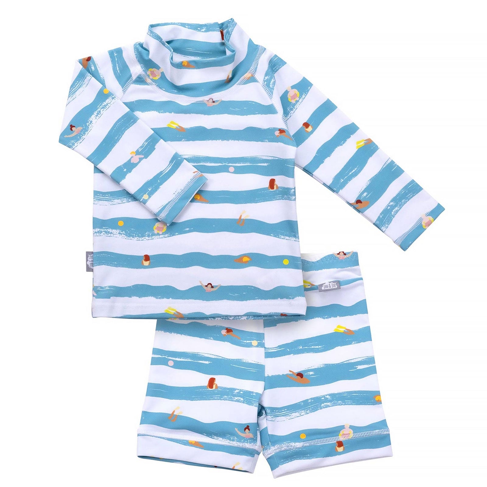Jan & Jul Full Coverage Kids UPF 50+ Rashguard Set | Two-Piece Swim
