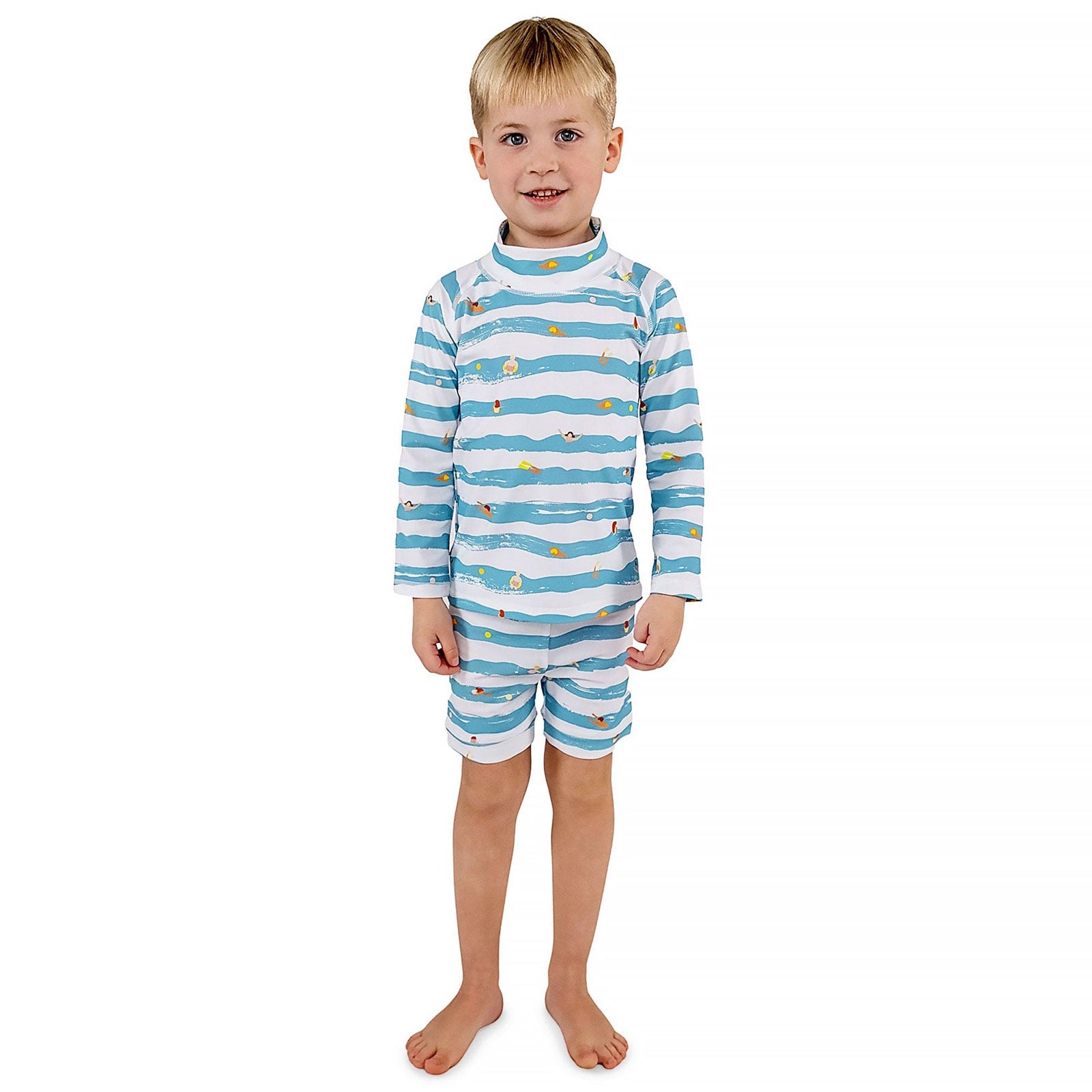Jan & Jul Full Coverage Kids UPF 50+ Rashguard Set | Two-Piece Swim