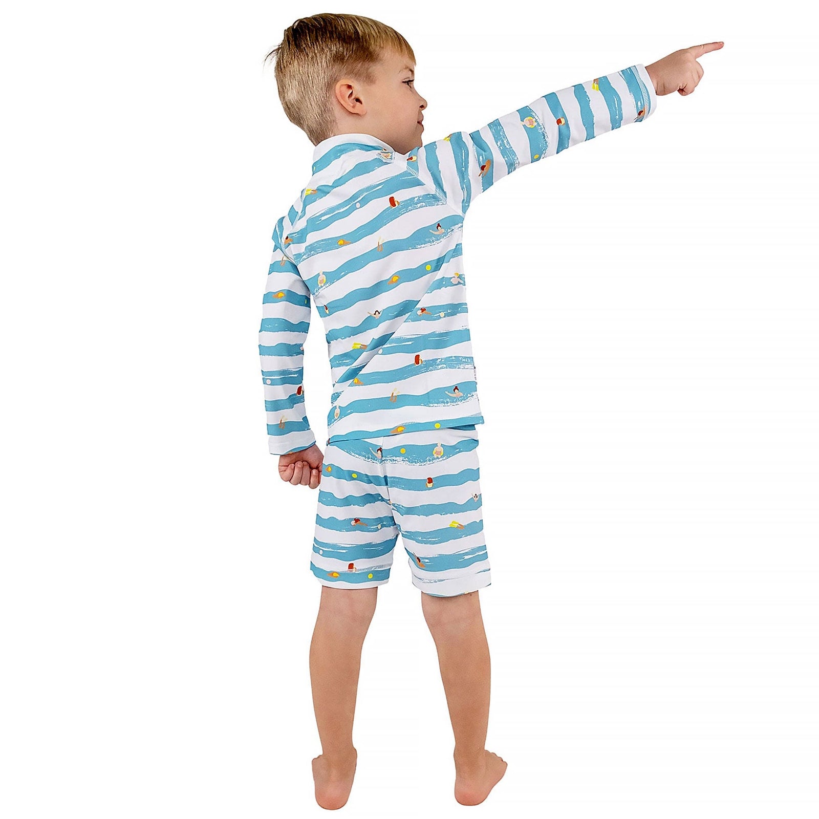 Jan & Jul Full Coverage Kids UPF 50+ Rashguard Set | Two-Piece Swim