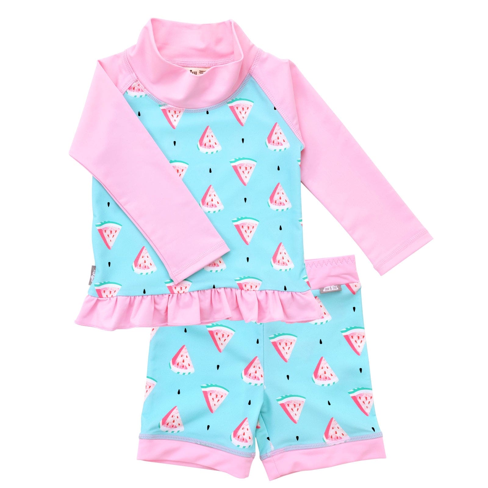 Jan & Jul Full Coverage Kids UPF 50+ Rashguard Set | Two-Piece Swim