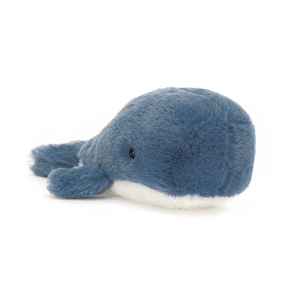 Jellycat Wavelly Whale Blue soft toy 15cm