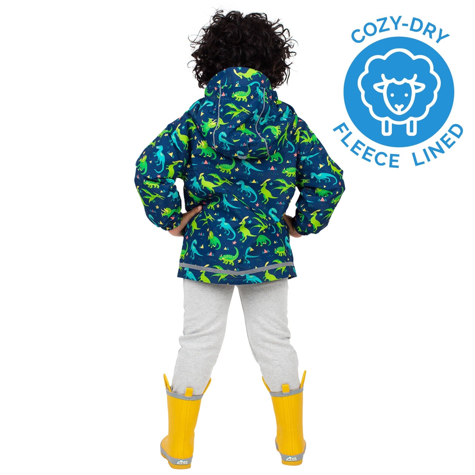 Jan & Jul Kids Ultimate Cozy & Waterproof Splash Jacket (Fleece Lined)