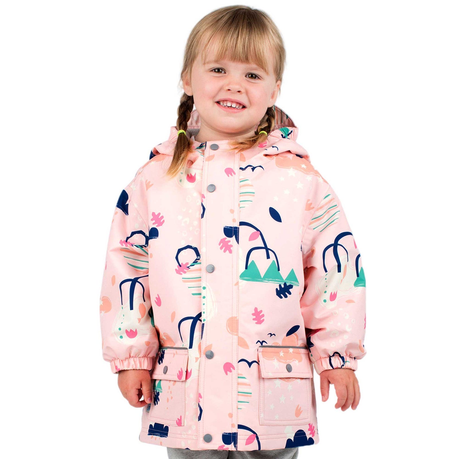 Jan & Jul Kids Ultimate Cozy & Waterproof Splash Jacket (Fleece Lined)