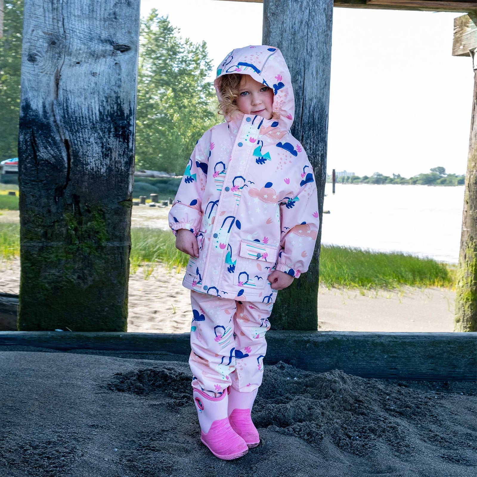 Jan & Jul Kids Ultimate Cozy & Waterproof Splash Jacket (Fleece Lined)