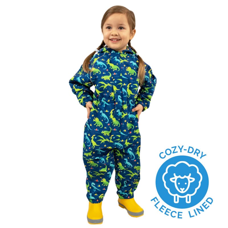 Jan & Jul Kids Cozy-Dry Waterproof Fleece-Lined Play Suit