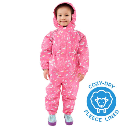 Jan & Jul Kids Cozy-Dry Waterproof Fleece-Lined Play Suit