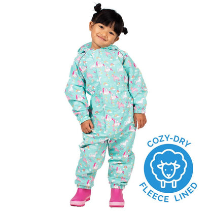 Jan & Jul Kids Cozy-Dry Waterproof Fleece-Lined Play Suit