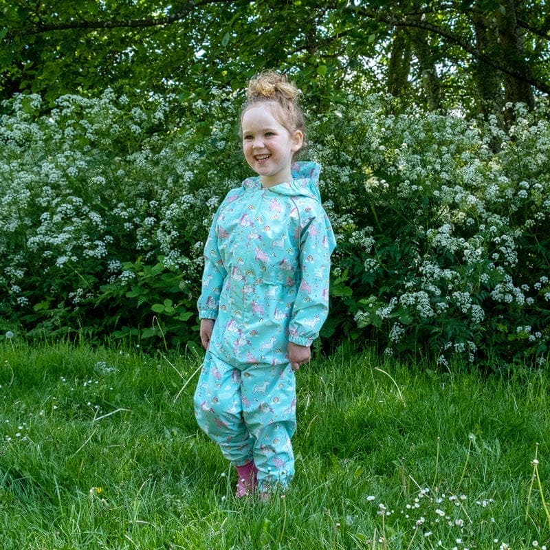 Jan & Jul Weather-Proof Fleece Lined Rain Suit | Full Body Coverage for Kids