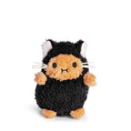 Noodoll Black Cat Ricespud mini sitting plush toy 10cm