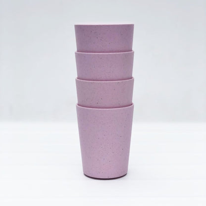 Amelia Frank Children's Bamboo Cups, Set of 4