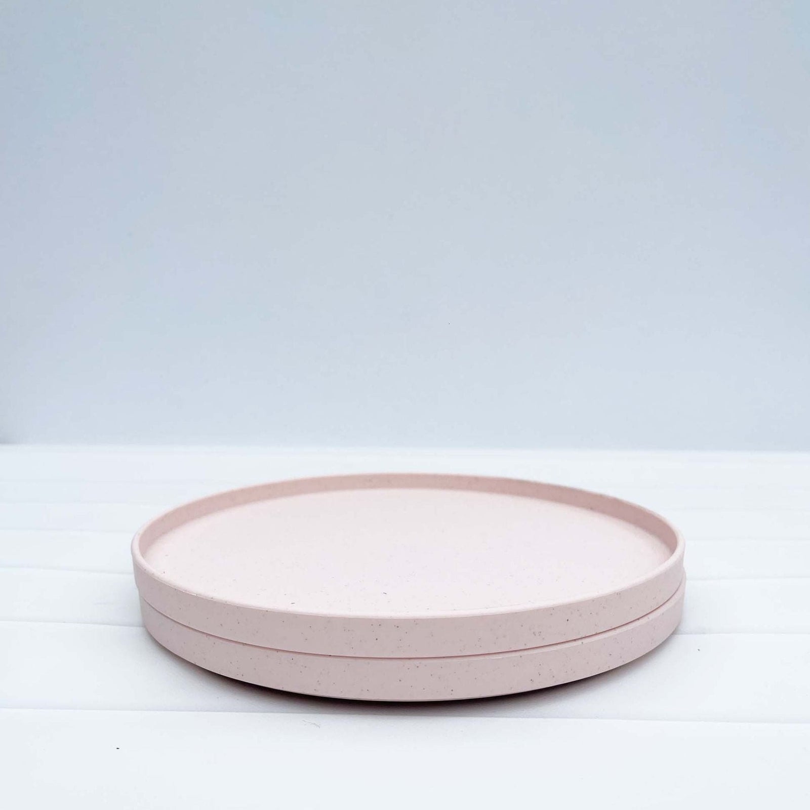 Amelia Frank Recycled Round Dinnerware Plate, Set of 2