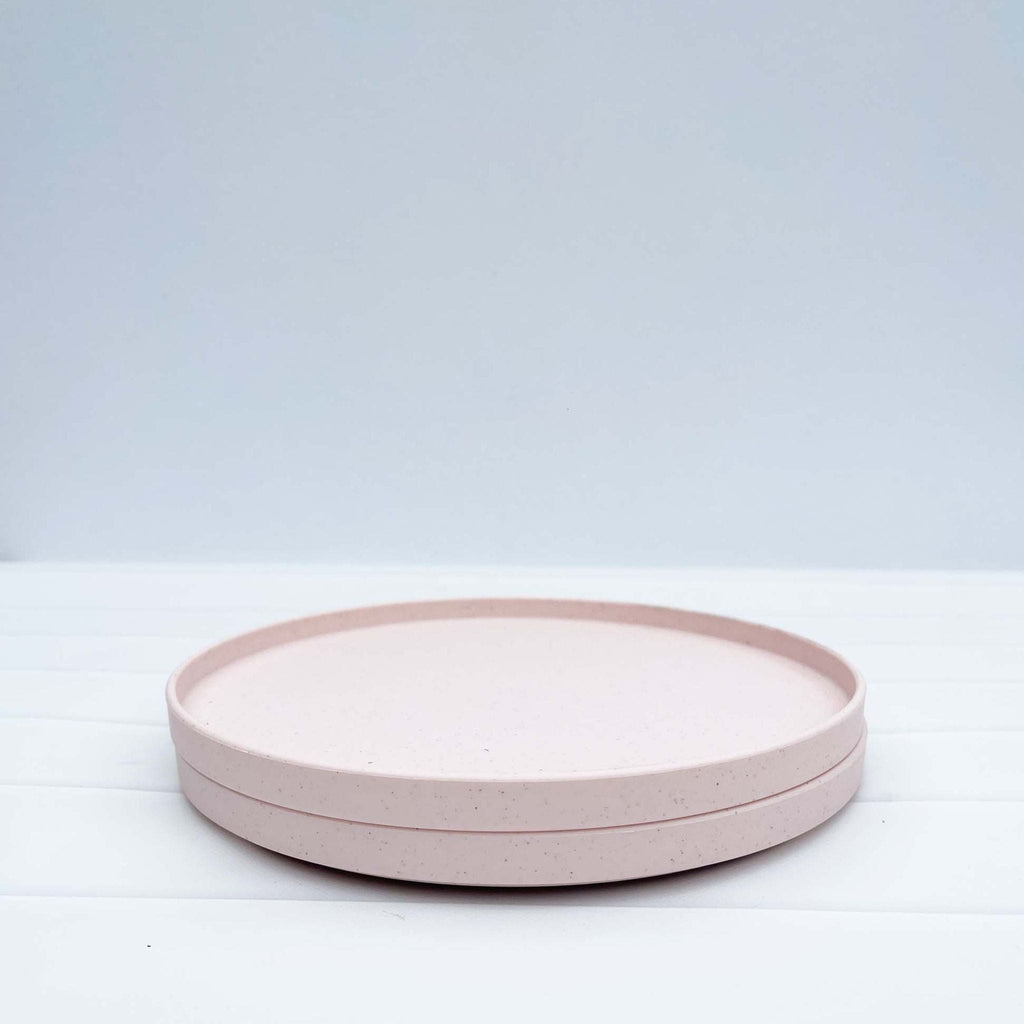 Amelia Frank Recycled Round Dinnerware Plate, Set of 2