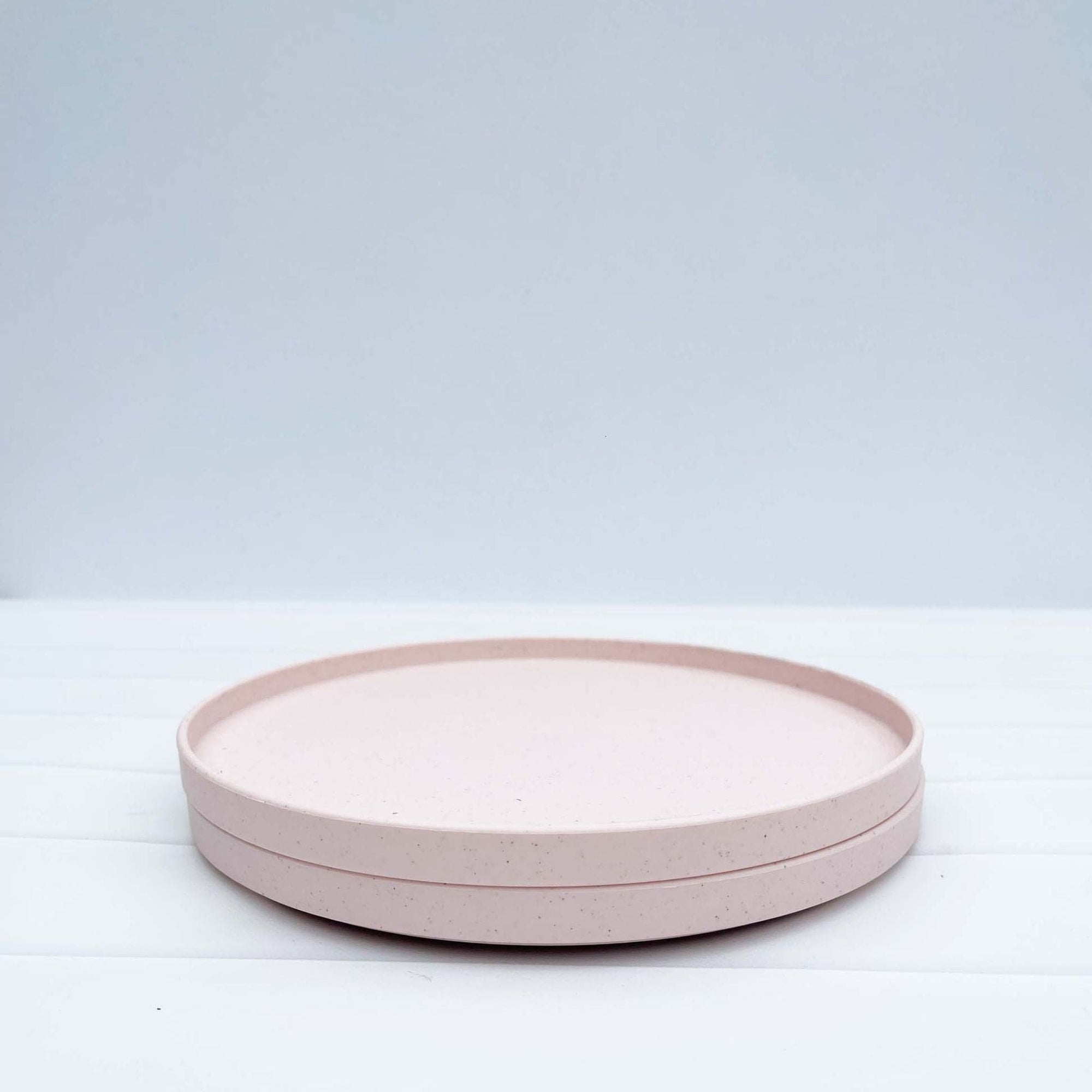 Amelia Frank Recycled Round Dinnerware Plate, Set of 2