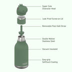 Asobu Bestie Dinosaur Vacuum Insulated Water Bottle 460ml