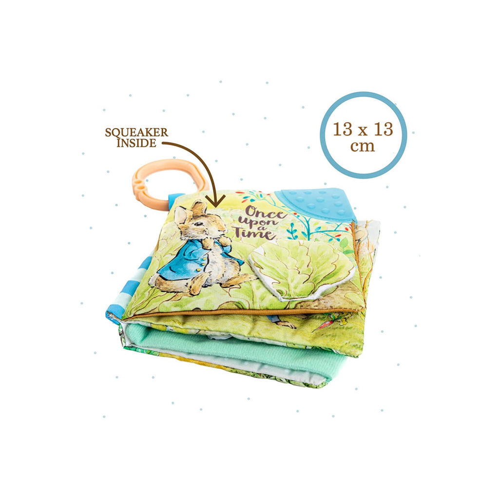 Peter Rabbit Once Upon a Time Soft Book | Baby Activity Toy | Pail Rabbit
